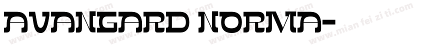 Avangard Norma字体转换